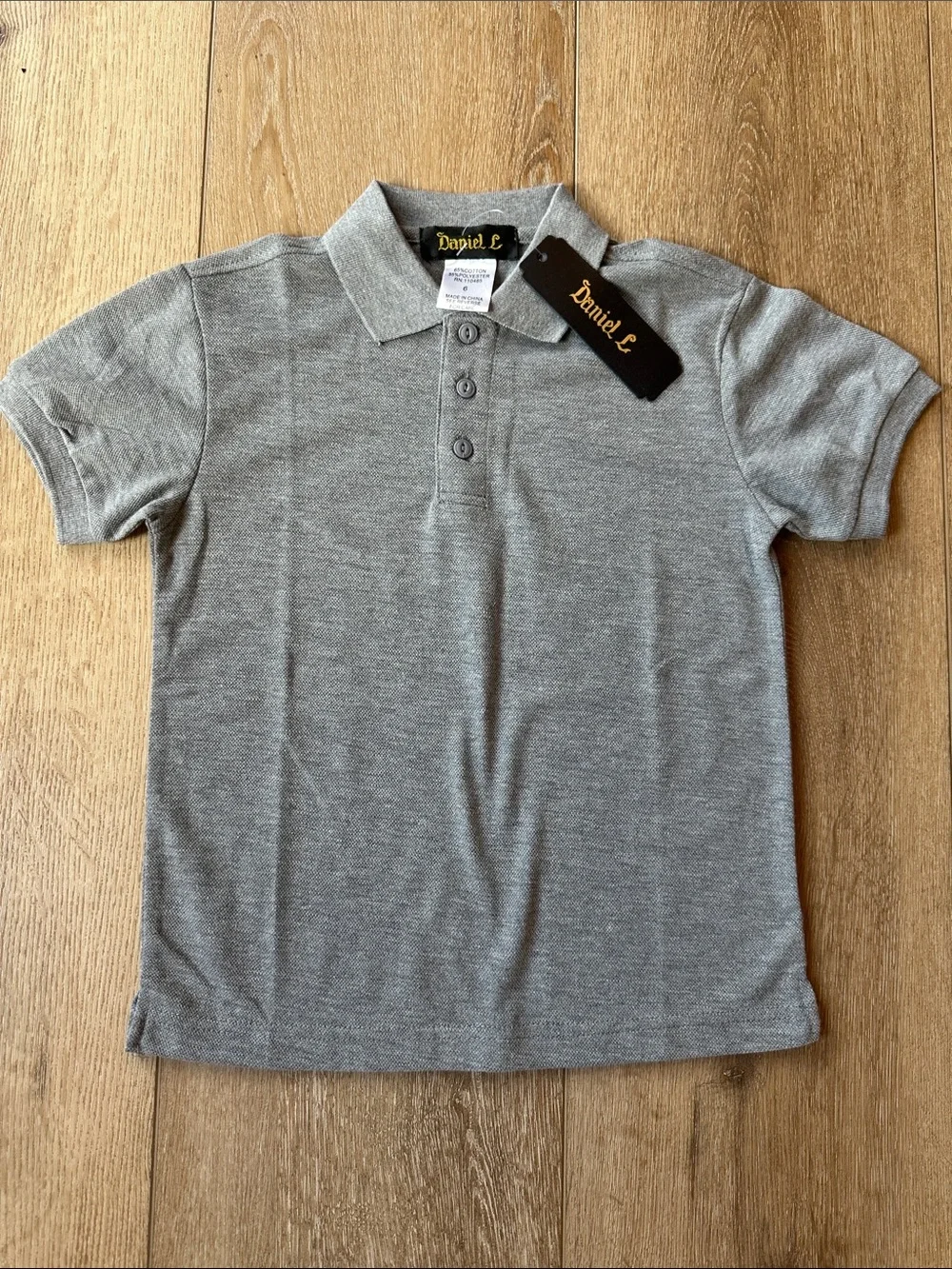 Kids’ Daniel L Gray Short Sleeve Polo Shirt NWT Size 6